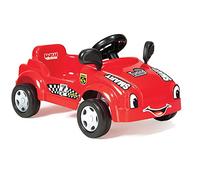 Dolu Voiture à pédale - Couleurs Assorties - Jouet pour Enfants de 3 Ans et + - Inclut rétroviseur réaliste et Bouton Corne avec Effets sonores