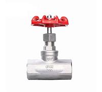 DOLUNTO Vanne à pointeau 2 Pouces DN50 Manuel Globe Valve en Acier Inoxydable SS304 Femme vanne d'arrêt Joint Dur vanne d'arrêt (Specification : DN50)