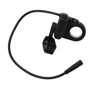 Dolvitrny Accélérateur électrique pour moteur 01/02, câble de 30 cm, support à gauche ou à droite, ABS noir E-For Bike Accélérateur compatible avec VTT (gauche)