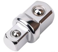 Dolvitrny Adaptateur de douille carré à double extrémité, manchon de réduction en acier Cr-V, outil durable pour automobile et atelier