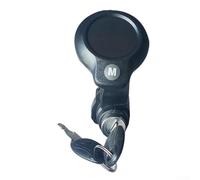 Dolvitrny Affichage LCD de la vitesse pour vélo et scooter - Tension 36 V à 72 V avec kilométrage, vitesse et niveau de batterie, montage sur guidon, serrure à clé, câble de 170 cm (C)