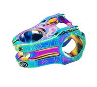 Dolvitrny Alliage d'aluminium pour potence 31,8 mm guidon 45 mm Longueur 0 degrés élévation pour montagne et route pour vélo Potence creuse légère fourche 28,6 mm fourche 4 boulons de serrage (couleur