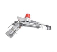 Dolvitrny Arroseur d'irrigation de 2,5 cm pour une grande surface, réglable pour pulvérisateur avec rayon de pulvérisation de 35 à 40 m, arroseur d'eau en alliage de zinc haute pression