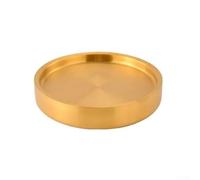 Dolvitrny Assiette à sashimi en acier inoxydable 304 - Plateau de service pour poisson cru isolé thermiquement pour saumon, sushi et fruits de mer, plat de présentation d'aliments froids, assiette à