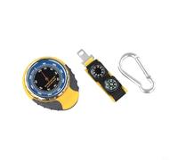 Dolvitrny Baromètre altimètre 4 en 1 pour instrument de navigation extérieure, appareil de mesure d'altitude avec prédicteur météo barométrique, outil altimètre robuste