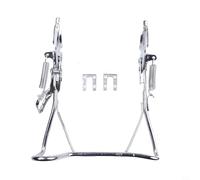 Dolvitrny Béquille arrière pour vélos de 35,6 cm, 40,6 cm et 45,7 cm, vélos électriques et vélos de vieille école - Double pied pour support de stationnement, construction en fer (35,6 cm style 1)