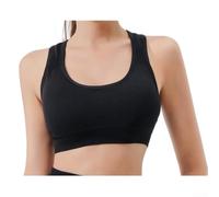 Dolvitrny Brassière de gym respirante extensible pour le fitness | Design sans couture, sans crochets ni clips, silhouette lisse sous les vêtements, coupe haute élasticité