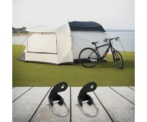 Dolvitrny Burley Kit d'attelage de remorque compatible avec attelage de remorque - Adaptateur pour essieu arrière pour remorque de vélo pour essieu QR et solide jusqu'à 12,2 mm, enfant et animal