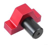 Dolvitrny Butée de banc réglable pour travail du bois - Pince de table en acier inoxydable avec clôture antidérapante, bloc de limite d'atelier pour bricolage pour gabarit de tenon et établi (argenté