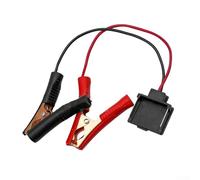 Dolvitrny Câble de démarrage de batterie au lithium 12 V avec clips de démarrage de batterie de voiture - Adaptateur de charge automobile pour alimentation à allumage manuel, terminal