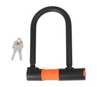 Dolvitrny Cadenas en U pour VTT - Cadre antivol en alliage d'acier avec câble en acier résistant aux intempéries de 120 cm et coque en silicone ouble face (U-lock None)