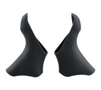 Dolvitrny Capots de levier de vitesses en silicone pour Shimano 105 ST-5600 ST-6600 - Protections en caoutchouc noir (sac en polypropylène)
