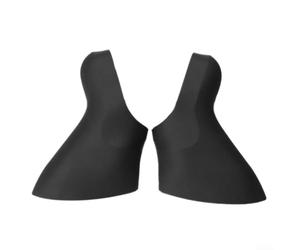 Dolvitrny Capuchons de levier de frein en silicone pour SRAM 10S, poignées antidérapantes pour vélo de route, ensemble de capots de rechange résistants aux intempéries, repose-mains confortables (noir