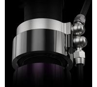 Dolvitrny Casque hydraulique pour VTT | Rotation à 360 degrés pour casque de vélo avec compatibilité avec frein à huile | Système de direction scellé | Alliage 7075 pour CNC (noir)