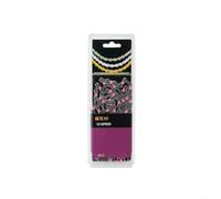 Dolvitrny Chaîne colorée pour vélos à 8 vitesses, 9 vitesses et 10 vitesses, conçue pour un transfert constant et un risque de chute minimal de chaîne (10-Rose)