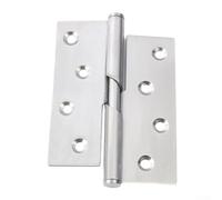 Dolvitrny Charnière de porte relevable en acier inoxydable - Amovible, silencieuse, robuste pour portes de salle de bain et toilettes, main gauche ou droite (10,2 cm gauche)