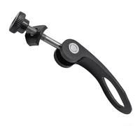 Dolvitrny Collier de serrage pour tige de selle de vélo avec mécanisme de libération rapide - Alliage d'aluminium noir de 5 mm de diamètre - Collier de serrage léger pour route et VTT (M5 x 45 mm)