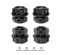 Dolvitrny Connecteur amélioré pour voitures télécommandées 110 et 18 - Compatible avec Kraton 4S V2 BLX, 4S V2 BLX, 4x4 4S BLX - Aluminium CNC léger (noir)