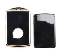 Dolvitrny Coque de clé de voiture pour XC40 XC60 XC90 S60 S90 V90, pour coque de clé étanche durable avec design anti-rayures, pour une installation facile (noir)