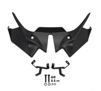 Dolvitrny Coque de déflecteur de carénage en ABS pour Z650 2020-2024, aile stabilisatrice de lèvre inférieure de moto, garniture de déflecteur de vent avant pour mise à niveau extérieure de moto (noir