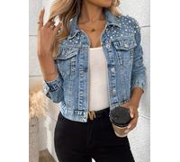 Dolvitrny Couleur unie perlée veste femme manches longues court | Couverture de plage idéale, parfaite pour la natation, le surf, le bord de la piscine, les sports nautiques, les vacances