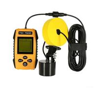 Dolvitrny Détecteur de poissons pour la pêche en eau douce et en eau salée | Scanner sonar à 45 degrés avec alarme | Dispositif de détection de profondeur de poisson portable