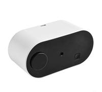 Dolvitrny Diffuseur d'huiles essentielles sans eau - Diffuseur d'arômes nébulisant pour la maison et le bureau, désodorisant portable à piles (2000 mAh, 1,3 W) (noir)