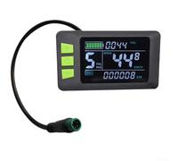 Dolvitrny Écran LCD électrique P3C 24 V 36 V 48 V pour vélo de montagne, communication UART avec chargement USB, connecteur 5 broches, panneau LCD pour scooter électrique