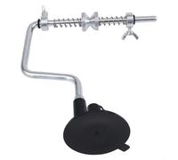 Dolvitrny Enrouleur de ligne de pêche en aluminium avec base d'aspiration - Enrouleur portatif compact pour moulinet de pêche, C-, léger et résistant à l'usure (B)