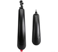 Dolvitrny Ensemble de garde-boue pour vélo tout-terrain avec feu arrière LED, longues bavettes garde-boue réglables, pour VTT de 20 à 66 pouces, PP pour garde-boue, pour cyclisme (pour 50,8 à 61 cm)