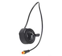 Dolvitrny Gâchette d'accélérateur pour scooter électrique et vélo électrique - Étanche 3 broches ABS de rechange avec câble de 33 cm, poignée de 4,3 x 2,3 cm (type A)