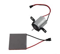 Dolvitrny Générateur de moteur de ventilateur de cheminée en métal, pièces de rechange pour ventilateurs de poêle et de cheminée, pour chauffage résidentiel