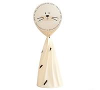 Dolvitrny Housse de ventilateur de sol lavable, résistante à la poussière, sac de rangement respirant pour ventilateur électrique avec cordon de serrage réglable pour grand socle rond (beige, long)