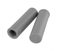Dolvitrny Housses de guidon en caoutchouc pour trottinette électrique Xiaomi 4 Pro - Poignées élastiques antidérapantes - Manchons de poignée gris - Caoutchouc durable et résistant à l'usure