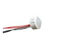 Dolvitrny Interrupteur détecteur de mouvement, capteur de lumière infrarouge, tension 12 V-24 V DC, matériau ignifuge PC, garantissant un allumage automatique pour escalier de couloir