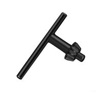 Dolvitrny Jeu de clés à mandrin en acier à haute teneur en carbone pour outils rotatifs - Kit de bricolage 3 pièces avec clés de 1 mm, 10 mm et 13 mm, noir, compatible avec perceuses électriques