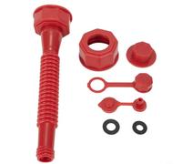 Dolvitrny Kit de bec verseur de bidon de gaz avec buse flexible et trou d'aération, remplacement pour anciens bidons de gaz en plastique, compatible avec les modèles Blitz/Midwest/Scepter