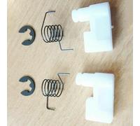 Dolvitrny Kit de démarrage pour mécanisme de démarreur de tronçonneuse - 2 jeux de pions, ressorts et clips E compatibles avec MT-9999, 4500, 5200, 5800, 45CC, 52CC