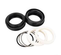 Dolvitrny Kit de joint de fourche de vélo 30-40 mm, joints anti-poussière en caoutchouc et alliage pour FOX pour Rockshox pour manitou, pièces d'entretien de suspension avant pour réparation de VTT