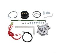 Dolvitrny Kit de starter électrique pour carburateur, pour conversion de liaison d'accélérateur de style AMC, mise à niveau manuelle vers starter électrique, compatible 1404 1405 1407 1412