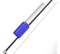 Dolvitrny Lampe LED de nuit pour pêche de nuit avec alarme de touche pour clip de canne à pêche - Bâton lumineux rouge/vert, alimenté par CR425, pour un design en plastique ultra léger pour la pêche