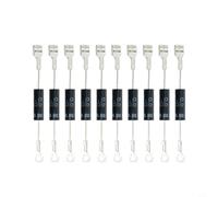 Dolvitrny Lot de 10 diodes unidirectionnelles pour fours à micro-ondes, CL01-12 diode haute tension 12 KV 350 mA avec borne de 6,3 mm, remplacement pour four à micro-ondes