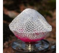 Dolvitrny Lot de 10 housses de gaze de rechange en maille de coton pour lampes à huile et à gaz, compatibles avec lanternes de camping (6,5 cm et 8,5 (L)