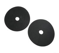 Dolvitrny Lot de 12 disques de paillage non tissés pour protection des arbustes, troncs d'arbre et tapis d'ombrage pour plantes en pot, bordure paysagère pour anneau (32 cm)