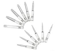 Dolvitrny Lot de 12 embouts de tournevis en métal, longueur 50 mm, compatibles avec tournevis électriques T5-T40, outils d'atelier et bricolage à domicile