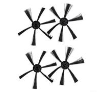 Dolvitrny Lot de 4 brosses latérales de rechange pour aspirateur robot Severin RB7025, brosse ronde pour nettoyage efficace de la poussière domestique