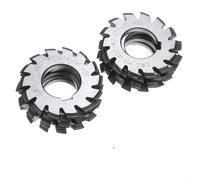 Dolvitrny Lot de 8 fraises à engrenages pour module HSS M1 avec alésage de 22 mm, angle de pression PA20° 20 degrés pour fraisage à engrenages, fraises à engrenages en acier rapide