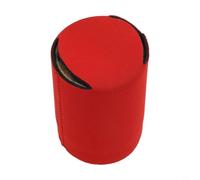 Dolvitrny Manchon isotherme en néoprène pour canettes de bière pour camping, pique-nique, pêche et plage en plein air - Manchon réutilisable pour canettes de bière - 8,9 cm (rouge)