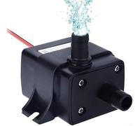 Dolvitrny Mini fontaine submersible 12 V pour aquarium, bassin de jardin, cascades de terrarium, boîtier en plastique, compact 4,1 x 3,4 x 5,5 cm