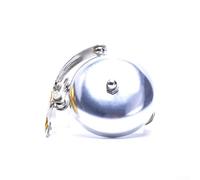 Dolvitrny Mini rétro pour vélo de montagne, de route, vélo pliable et vélo d'enfant - Guidon en aluminium pour alarme avec son de 90-100 dB (argenté)